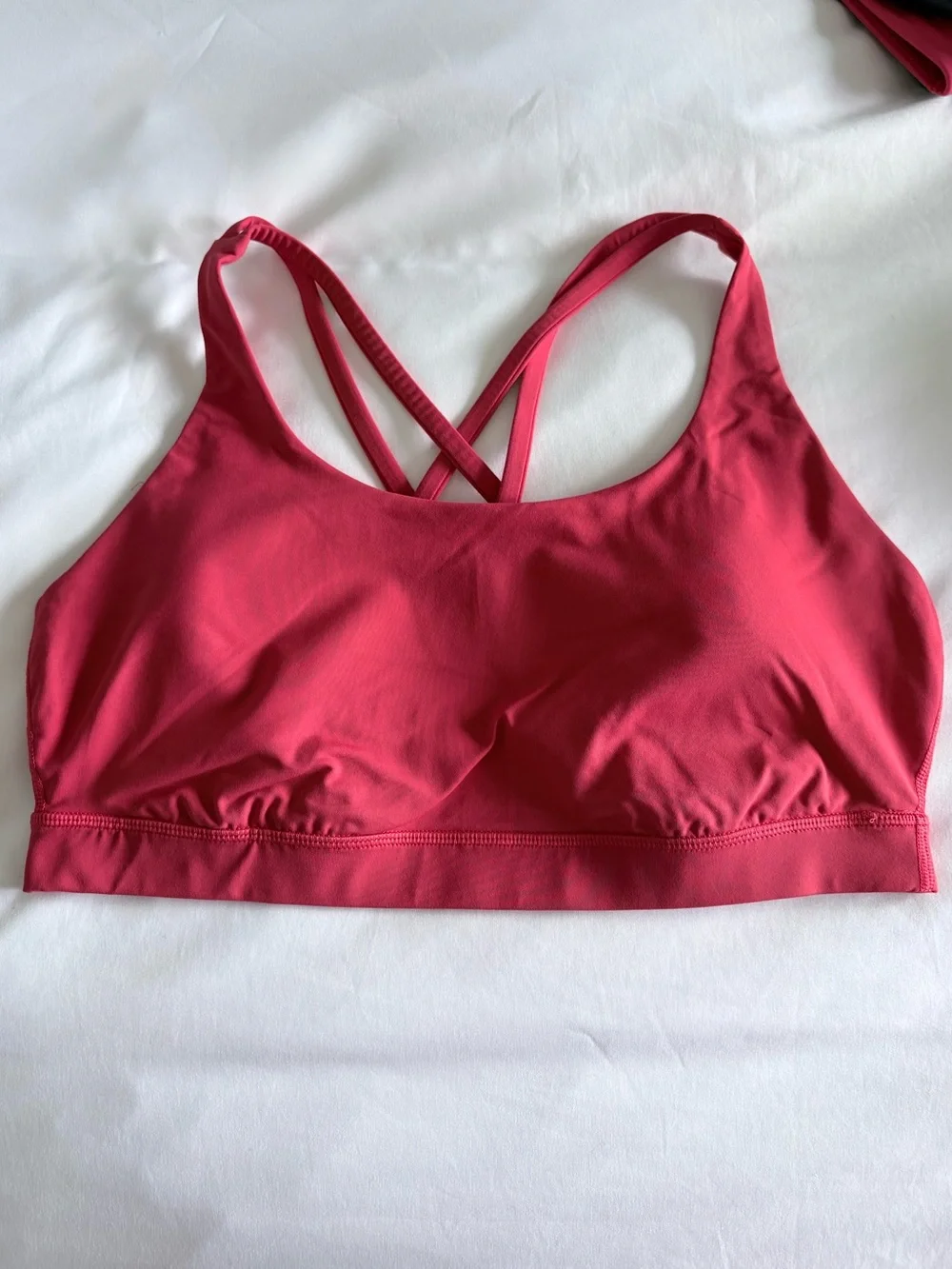 Lululemon Energy Bra *Medium Support, B–D Cups in Hot Heat Red Size 12